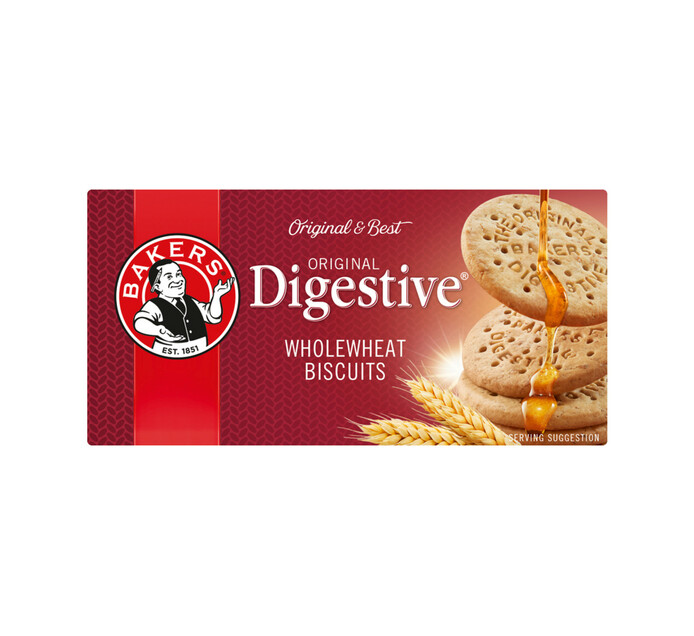 BAKERS ORIGINAL DIGESTIVE WHOLEWHEAT BISCUIT 200G - Mr. Nice Guy