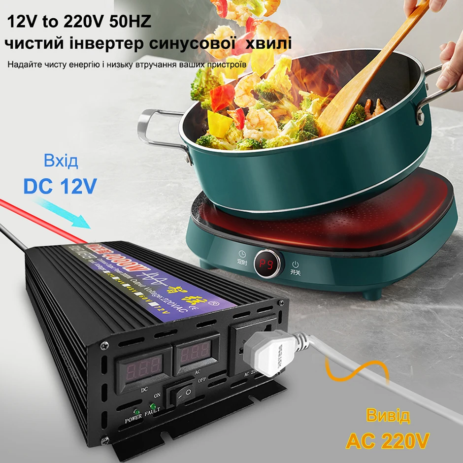 3000W-Car-Inverter-Pure-Sine-Wave-Inverter-DC-12V-To-AC-220V-50Hz-Voltage-Transformer-Converter-2