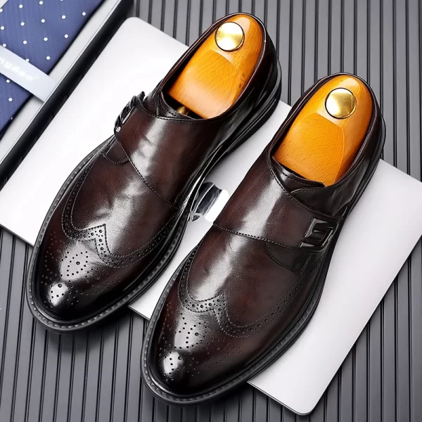 2024 Chaussure Homme Oxford Shoes for Men Slip on Shoes Men Wedding Dress Formal Shoes Loafers Man Italiano Business Suit Office