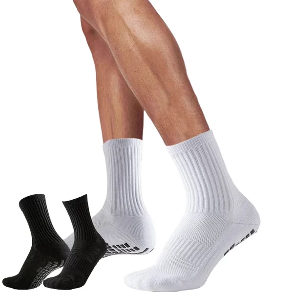 6Pairs Men Women NonSlip Grip Sport Socks Football Basketball Baseball Rugby Soccer Cycling Running Athletic Exercise Socks​